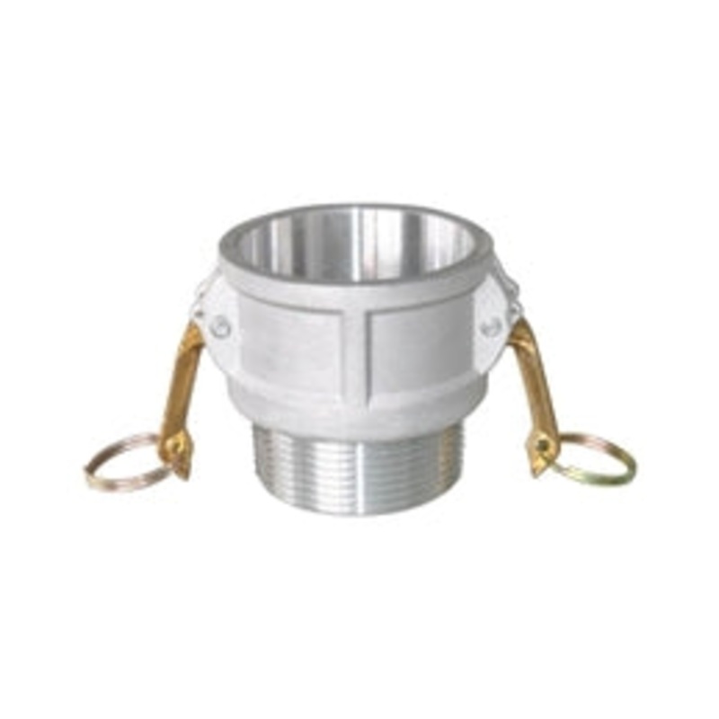 61925 (61-925) by Midland | Cam and Groove (Lite Pattern) | Type B | 2" Female Coupler x 2" Male NPT | Straight | Aluminum